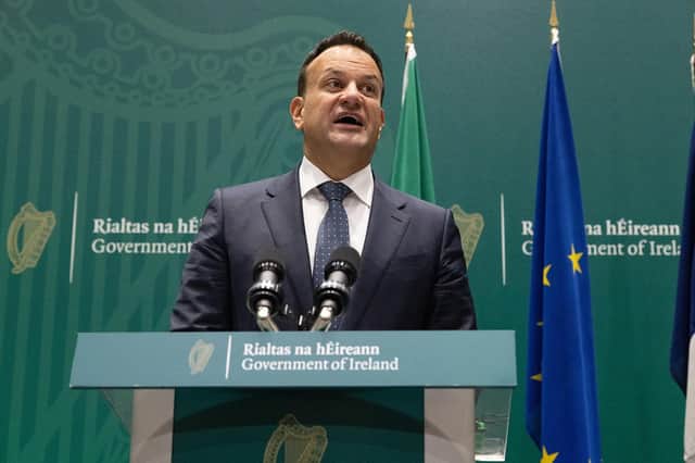 Taoiseach Leo Varadkar during a press conference