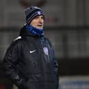 Coleraine’s Oran Kearney watches on at last Friday's home game against Crusaders at the Showgrounds.