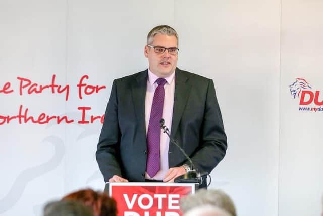 DUP MP for East Belfast Gavin Robinson