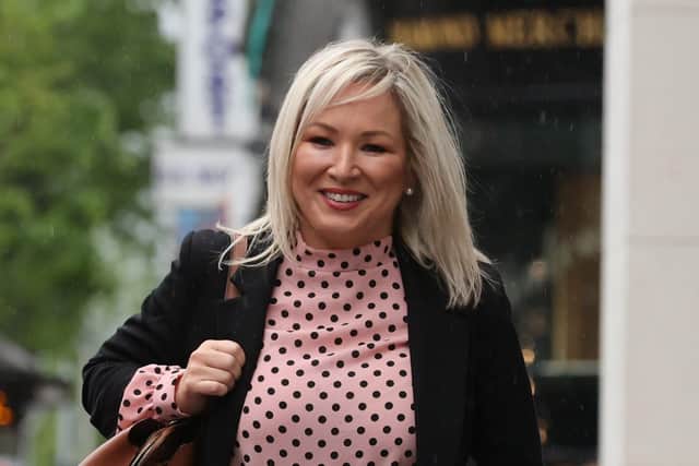 Sinn Fein Vice-President Michelle O'Neill was the only Stormont political leader who did not sign the statement.