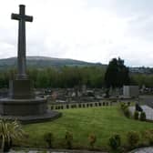 Cross of Sacrifice at Carnmoney main cemetery, Newtownabbey