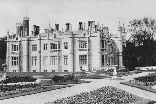 The south front of Mount Hall, Warrenpoint in County Down, Northern Ireland, circa 1920. (Photo by Hulton Archive/Getty Images)