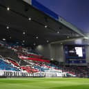 Rangers' Ibrox Stadium, Glasgow pays tribute following the death of Queen Elizabeth II.