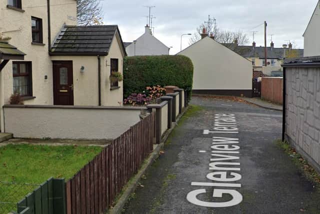 Two assailants armed with a blunt object have left a man requiring hospital treatment for facial injuries in the Glenview Terrace area of Omagh.
Photo: Googlemaps
