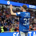 Rangers' Scott Arfield approaches the Union Bears as he leaves the club at the end of the season