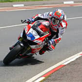 Alastair Seeley led the Supersport times at the North West 200 on the Powertoolmate Ducati V2