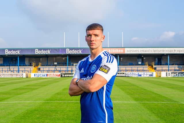 Jack Henderson has joined Glenavon from Annagh United. (Photo by Glenavon FC)