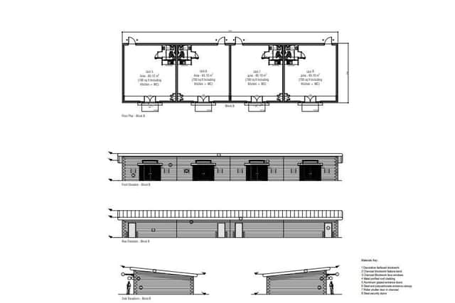 Eight business incubator units, for light industrial purposes, are going to be erected on lands close to 3c Bluestone Business Park, Moyraverty West Road, Craigavon. Credit Planning Portal