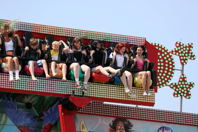Enjoying the amusements in Portrush on the hottest day of the year. Photo by Jonathan Porter // Press Eye