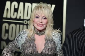 Dolly Parton at the 2023 American Country Music Awards held at the Ford Centre at the Star in Frisco, Texas, last night (May 11)