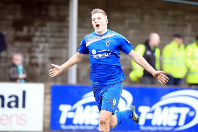 Andrew Mitchell during his first spell at Dungannon Swifts. PIC: John McVitty/Presseye
