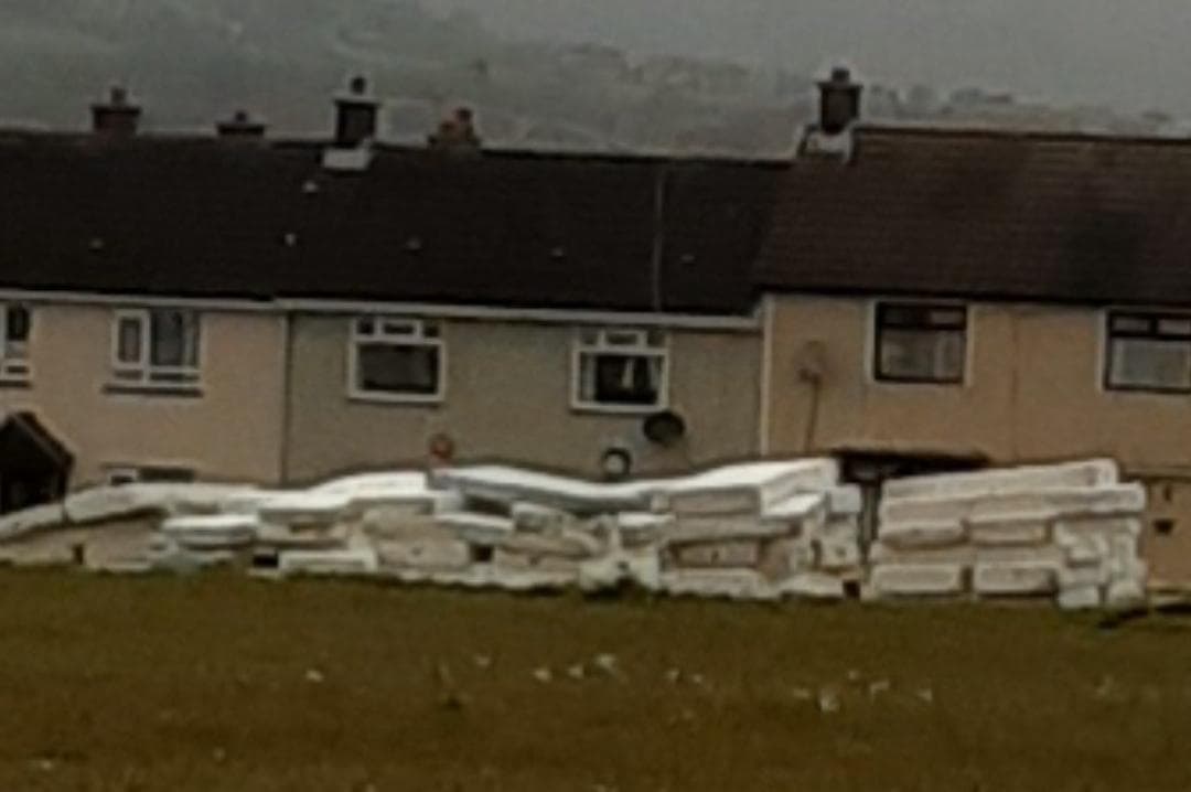 Mattresses brought to Co Antrim bonfire site to be used for safety say organisers