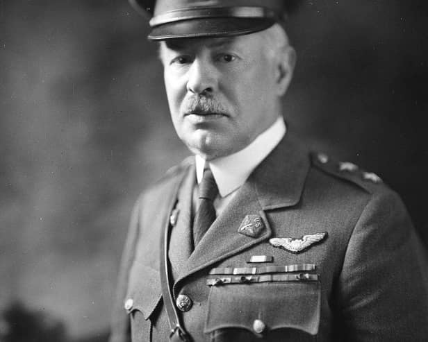 Major General Mason M. Patrick commanded the historic flight