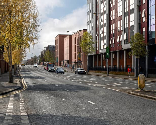 A planning application has been submitted for new city centre social homes on Ormeau Road in Belfast
