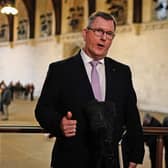 Sir Jeffrey Donaldson will meet MPs and peers tonight in Westminster.