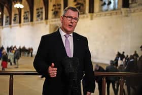Sir Jeffrey Donaldson will meet MPs and peers tonight in Westminster.