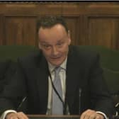 NI Victims Commissioner Ian Jeffers at the NI Affairs Committee - Parliament TV