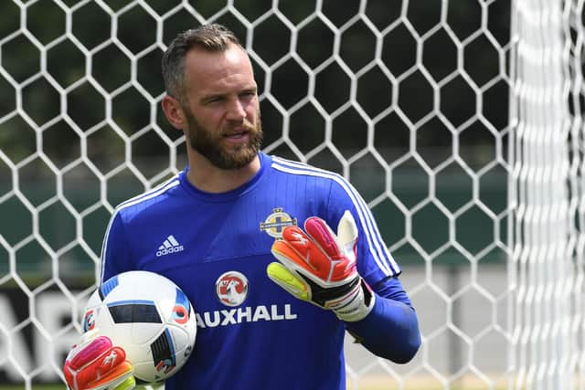 Alan Mannus made nine senior appearances for Northern Ireland between 2004 and 2016. (Photo PHILIPPE DESMAZES/AFP via Getty Images)
