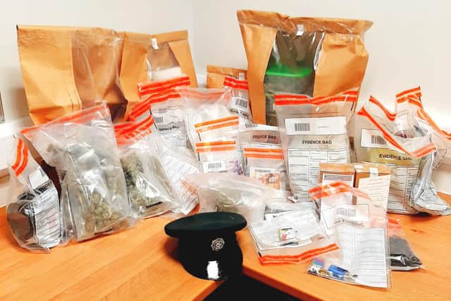 The police seizure (with PSNI cap for scale)