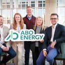 Lisburn-headquartered international renewable energy developer ABO Wind has rebranded to become ABO Energy. Pictured are members of ABO Energy's NI team, Caelan McKnickle, Patricia McGrath, Neil Lutton, Danielle McKay, Michael Mullan