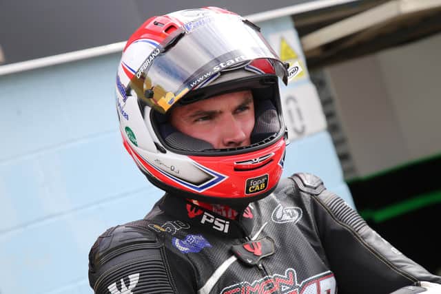 Banbridge man Simon Reid made his racing comeback last autumn after suffering a badly broken right leg in a crash at Oulton Park in September 2021. Picture: David Yeomans Photography