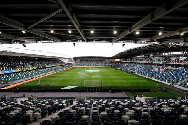 Derry City have issued a request to play the second leg of the Europa Conference League third qualifying round at Windsor Park, the home of Linfield and Northern Ireland. (Photo by Charles McQuillan/Getty Images)
