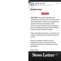 Read 'Islamist' bomb threat email to Northern Ireland schools in full