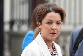 Infrastructure Minister Liz Kimmins said the A5 appeal needed to be dealt with before the three stalled projects could go ahead; she won that case a week ago. Photo: Liam McBurney/PA