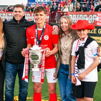 Larne teen 'only getting better' backed for move 'further afield' if rapid progression continues