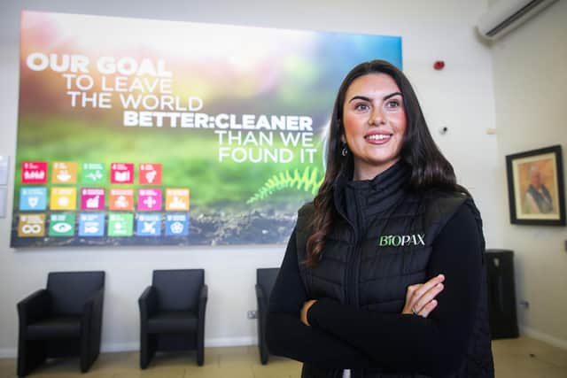 Corrie-Lee Carson is a business administration apprentice at Biopax