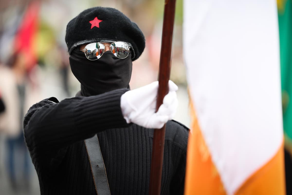 PSNI investigating masked figures at Easter commemoration by INLA-linked group IRSP