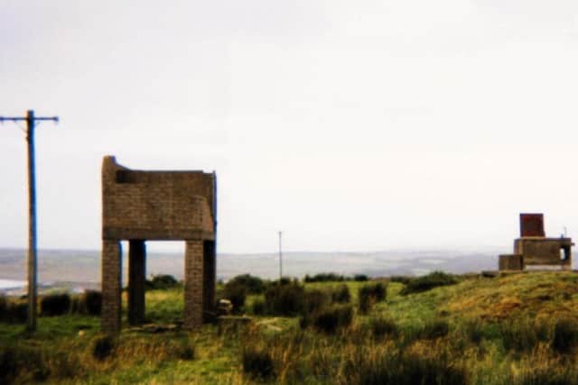 Old ROC lookout post, North Antrim. Photographed mid-1990s