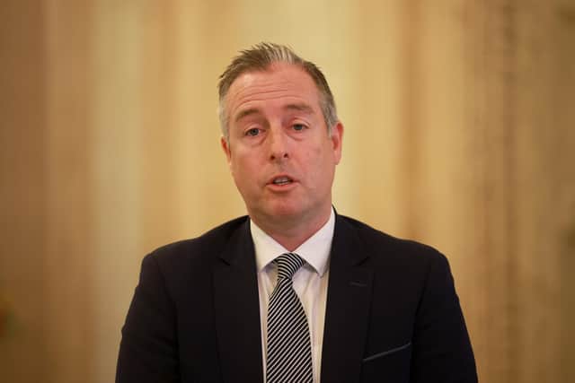 Over 150 schools in Northern Ireland received bomb threats which are not being treated as viable, Stormont education minister Paul Givan has said.