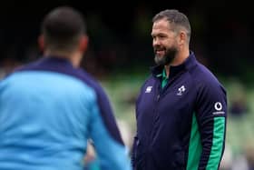 Ireland head coach Andy Farrell before the Guinness Six Nations match in Dublin, Ireland. PIC: Brian Lawless/PA Wire.
