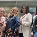 M&S marks 30 years with four original team members still at the heart of the store. Pictured is Angela Lafferty, Christine O'Hagan, Louise McGlinchey and Lesa Taylor