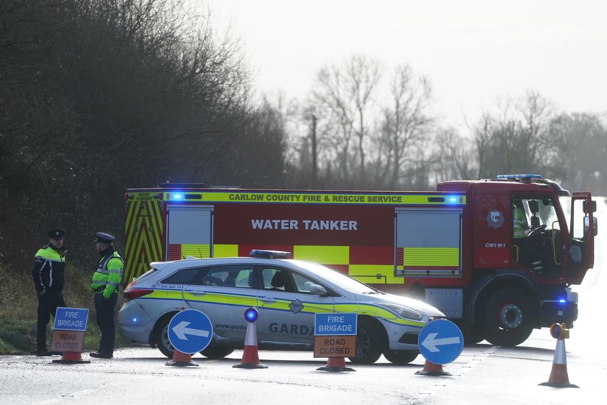 Three people in their 20s killed in Co Carlow road crash in single vehicle accident - all pronounced dead at the scene