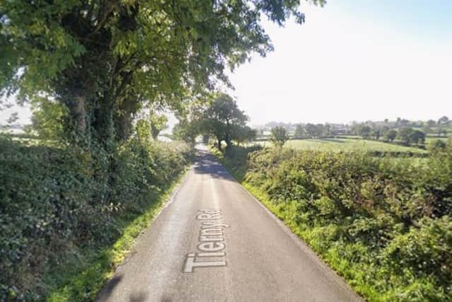 Tierny Road, in a rural part of Co Down. Image: Google
