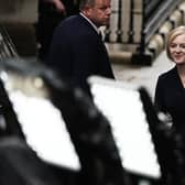 New Prime Minister Liz Truss arrives in Downing Street, London, after meeting Queen Elizabeth II and accepting her invitation to become Prime Minister and form a new government. Picture date: Tuesday September 6, 2022.
