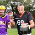 CRUNCH TIME: Ricky Watts (right) of KP Snacks (NI) and Neil Larmour of Green Field Marketing are offering Northern Ireland snack lovers the chance to win an all-expenses-paid trip to next year’s Super Bowl LX, as part of a campaign from leading crisp brand McCoy’s to kick off its second season as Official Savoury Snacks Partner of the National Football League (NFL) in the UK and Ireland. The UK’s number one ridged crisp brand is running a massive on-pack promotion offering local shoppers a chance to win official NFL merchandise, cash prizes and a once-in-a-lifetime trip to Super Bowl LX at Levi’s Stadium, California, on February 8, 2026. Not only that, McCoy’s is also launching two new limited-edition NFL-inspired flavours - Blazin’ Buffalo Chicken Wings and Secret Burger Sauce - to give Northern Ireland customers a real taste of America.
