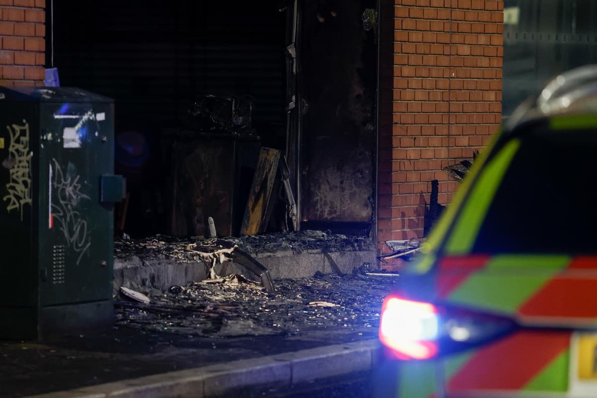 Man arrested after arson attack at bank premises in the High Street area of Portadown
