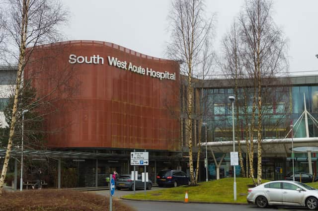 The Emergency Department at South West Acute Hospital, Enniskillen.