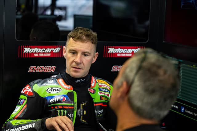 Northern Ireland's Jonathan Rea is third in the World Superbike Championship with four rounds remaining.