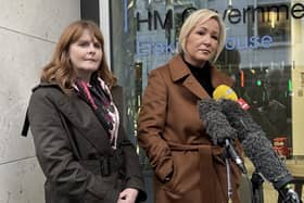 Sinn Fein First Minister Michelle O'Neill and Economy Minister Caoimhe Archibald snubbed a defence investment event in Belfast.