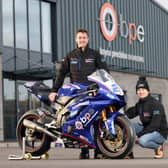 Dean Harrison and Richard Cooper will ride the BPE/Russell Racing Yamaha R6 Supersport machine at the fonaCAB and Nicholl Oils North West 200. Picture: Stephen Davison