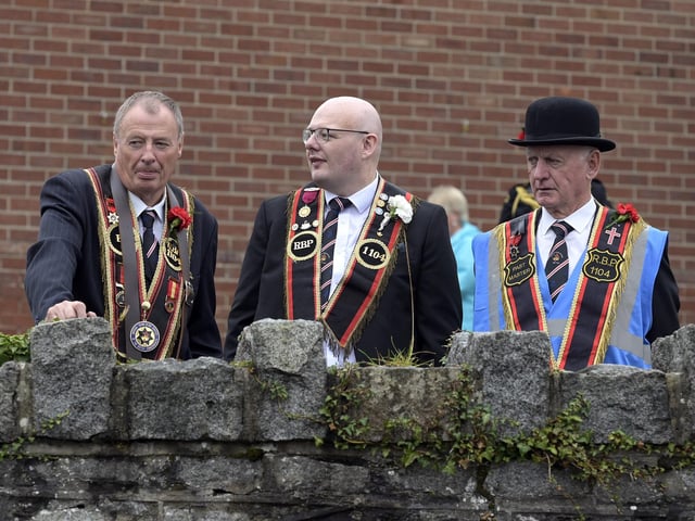 Sir Kts Bryan Hegan, Andrew Hegan and Ian Henry.