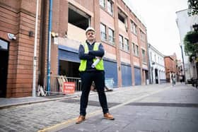 The Ducales Group's multi-million-pound investment into its latest hospitality development, The Foundry, is set to open in June. Pictured is Jim Crawford-Smyth, general manager of The Foundry