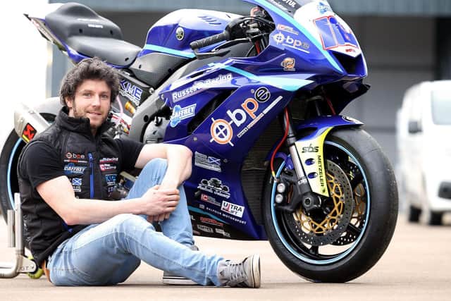 Cork's Mike Browne with the BPE by Russell Racing Yamaha R6