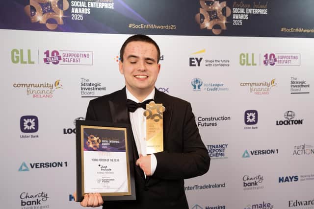 Andrew Hamilton of Just Include Young PErson of the Year 2025