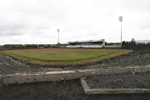 The Casement Park site has not been in use since 2013. Pic: Pacemaker