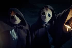 Spooky kids on the prowl in 'Ferntickle Weechil', one of four Ulster-Scots horror short films under the 'Haleve' banner. Photo: Josh Strang/Beyond Visible Films/BBC